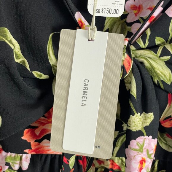 NEW Tommy Bahama Womens XL Petal Of Honor Dress Floral UPF 30 Wrinkle Resistant - Picture 10 of 16